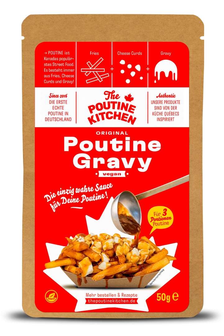 Original Poutine Gravy - Vegane Sauce für Poutine